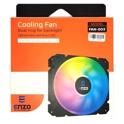 فن کیس 12 سانتی متر RGB دار انزو ENZO FAN-003