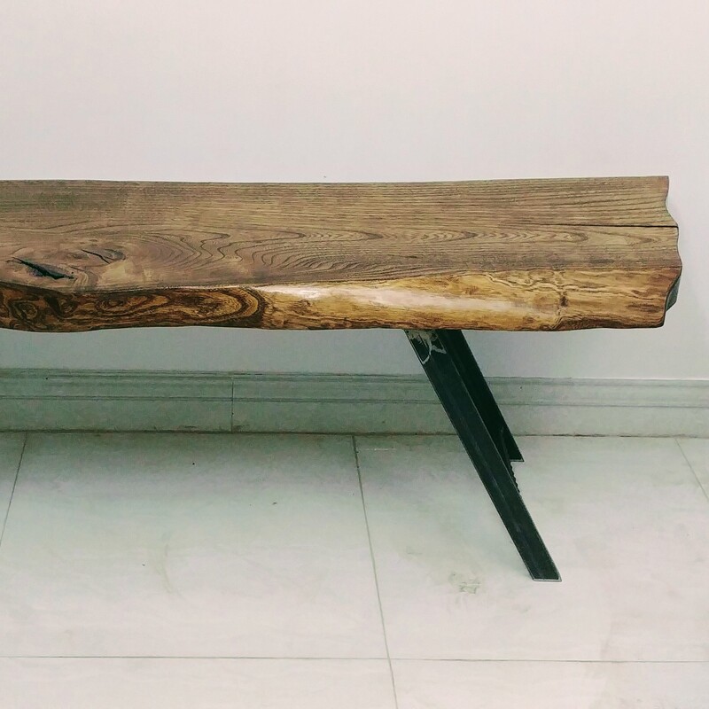 میز تلویزیون چوبی روستیک