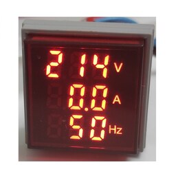 ولت متر، فرکانس متر،آمپرمتر سون مدل SD22-AVHZS رنگ قرمز