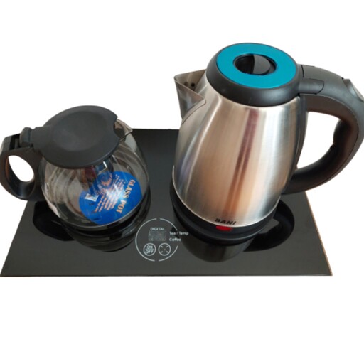 چای ساز  برند بانی مدل BP.SM رنگ استیل مشکی (ارسال به صورت پس کرایه ای)