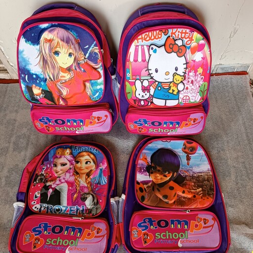 کیف کوله مدرسه ای دخترانه