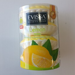 صابون اویسا Evissa Lemon حاوی عصاره لیمو بسته 4 عددی