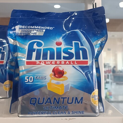 قرص ماشین ظرفشویی فینیش کوانتوم Ultimate با رایحه لیمو 50 عددی