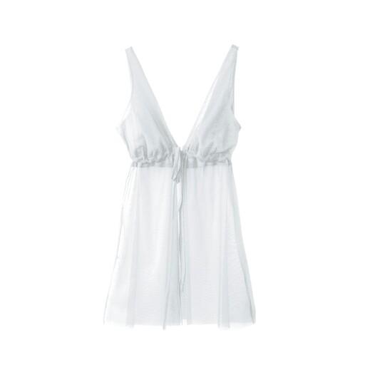 لباس خواب جلو باز گت دار سایز 32 تا 62 رنگ سفید