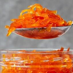 مربا هویج با پوست پرتقال خونگی(500گرم)