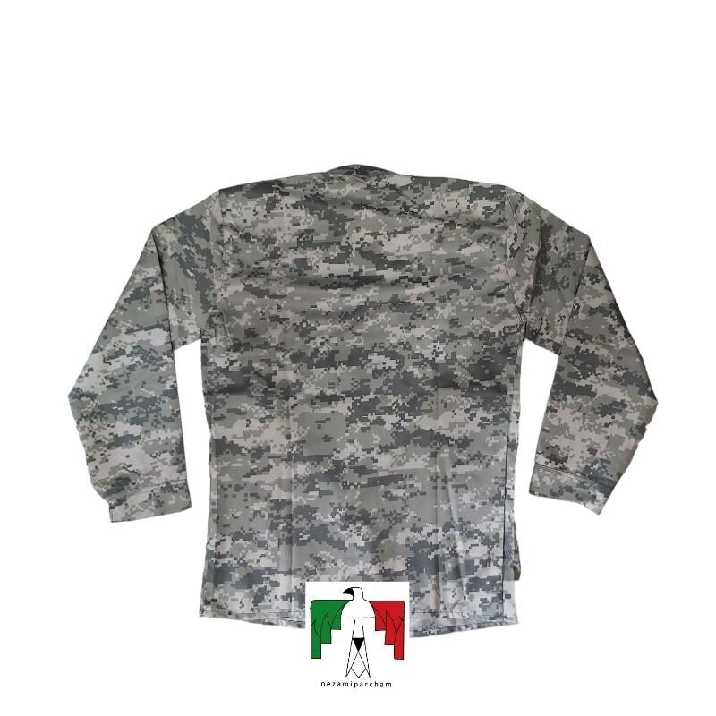 لباس دیجیتال طوسی کجراه ساده دکمه ای لباس نظامی لباس بسیجی لباس طرح acu لباس کامپیوتری لباس استتار کوهنوردی لباس کار