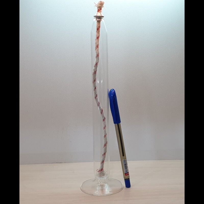 جاشمعی پیرکس مدل قلمی(شمع پیرکس)(شمع شیشه ای)