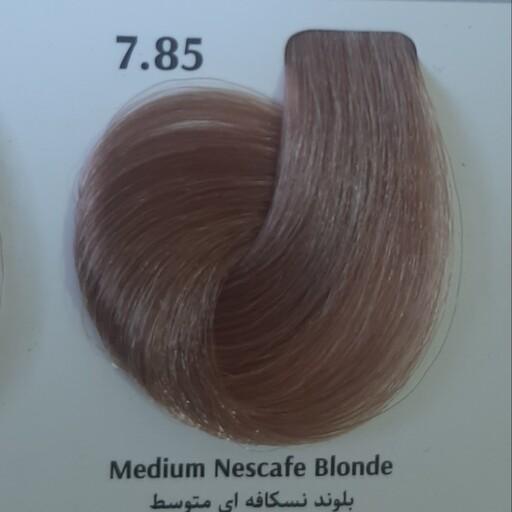 رنگ مو ایتوک بلوند نسکافه ای متوسط 7.85 حجم 100میل تاریخ انقضا تا 1406
