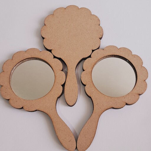 آینه  چوبی دستی دالبری 