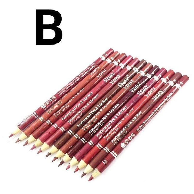 مداد لب ویدی اورجینال 3 طیف رنگ بندی A و B و C ارسال رایگان - پخش آینده