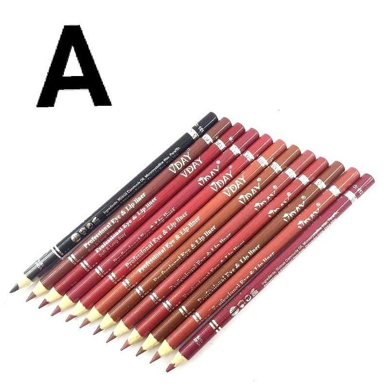 مداد لب ویدی اورجینال 3 طیف رنگ بندی A و B و C ارسال رایگان - پخش آینده