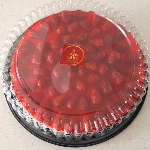 چیز کیک توت فرنگی (هزینه ارسال بصورت پسکرایه بعهده مشتری هنگام تحویل )