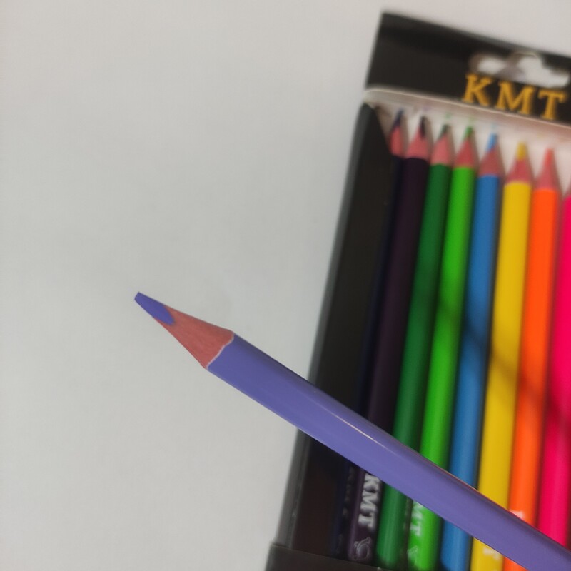 مداد رنگی 12 تایی KMT خارجی