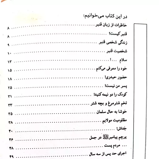 دفتر خاطرات قنبر غلام امیر المومنین علیه السلام