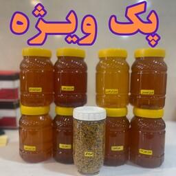 پک ویژه محصولات کوهدار (شامل 8 نوع از عسل های درمانی و گرده گل) ،ارسال رایگان 