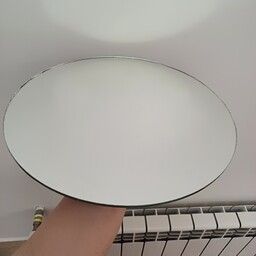 آینه گرد ساده قطر 30 سانت مناسب انجام کارهای هنری و سینی حنا
