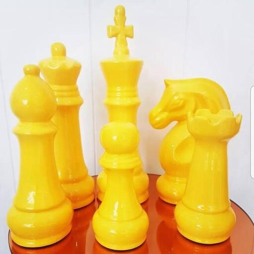 شطرنج دکوری 6 تایی سایز کوچک در رنگهای متنوع
