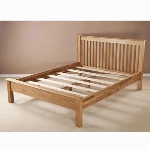 تخت خواب چوبی دو نفره مناسب تشک  160-200