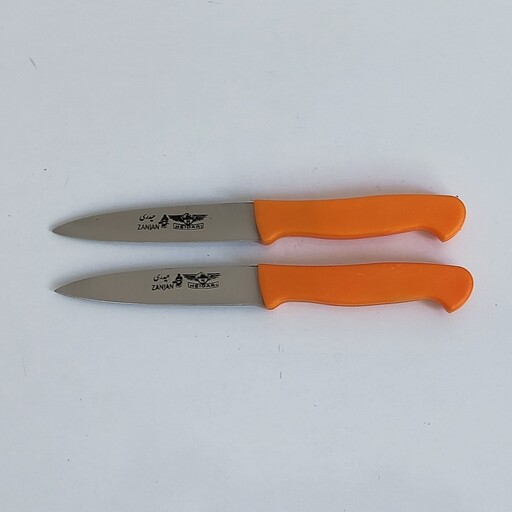 چاقوی کوچک آشپزخانه سایز(1)  ضدزنگ دسته پلاستیکی دوعددی حیدری