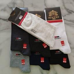 جوراب مردانه ساق بلند برند گلد،  12عدد1جین،نخی،در رنگهای مختلف و کامل مشکی ،  قبل از سفارش موجودی بگیرید