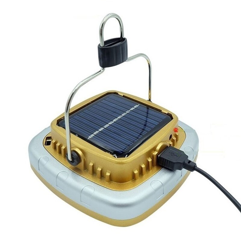 چراغ قوه کمپینگ شارژی مدل خورشیدیRechargeable solar model camping flashlight