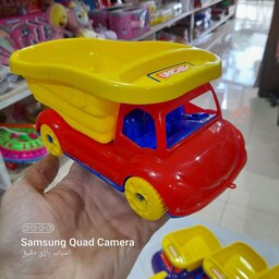 خرید اسباب بازی ماشین کامیون کمپرسی  کوچک نشکن به قیمت مناسب