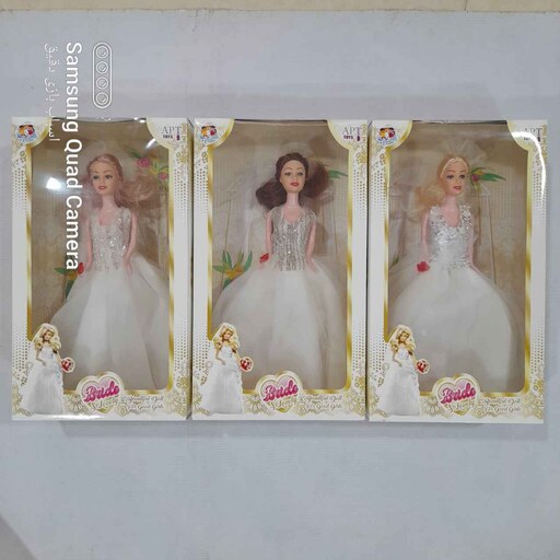 خرید عروسک باربی با لباس عروس - باربی عروس