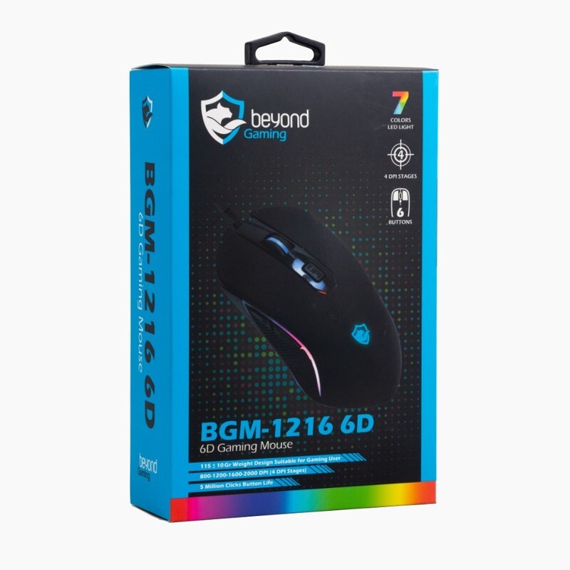 gaming mouse beyond BGM-1216 6D -  ماوس گیمینگ بیاند مدل BGM-1216 6D