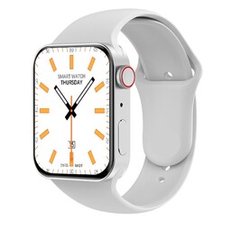 ساعت هوشمند smart watch 7 سری 7 مدل z36 رنگ نقره ای silver