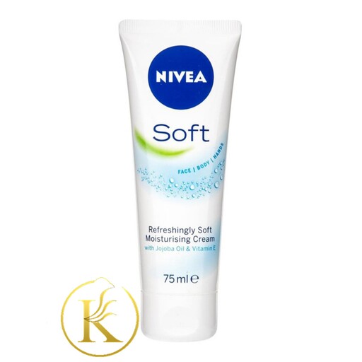 کرم مرطوب کننده نیوا مدل Soft حجم 75 میل Nivea Soft Moisturizing Cream

