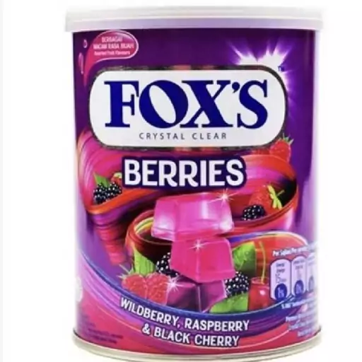 آبنبات فوکس توت قوطی 180 گرم Foxs