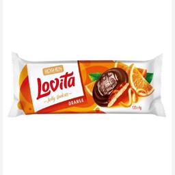 بیسکویت شکلاتی روشن لاویتا با ژله پرتقال اصلی بسته عمده بیستایی