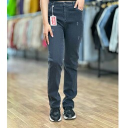 شلوار جین زنانه راسته شلوار جین راسته کلاسیک قد 100 سایز بندی40 تا 50 ارسال رایگان 