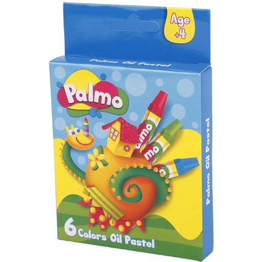 پاستل روغنی 6 رنگ پالمو palmo NO.2201