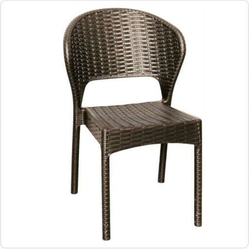 صندلی پلاستیکی بدون دسته - بسته بندی 6 عددی(حصیری) 