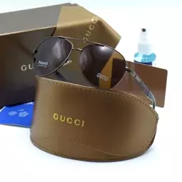 عینک آفتابی خلبانی گوچی ترند GUCCI UV400 فول پک