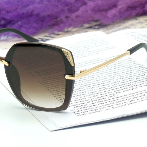 عینک آفتابی خاص زنانه شنل  UV400 فریم کائوچو