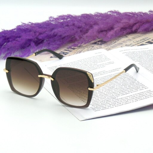 عینک آفتابی خاص زنانه شنل  UV400 فریم کائوچو