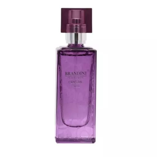 عطر جیبی زنانه برندینی رایحه ملایم و شیرین  مدل Purple Crystal حجم 25 میلی لیتر