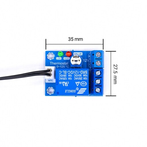 ماژول ترموستات با رله برند ایرانیک