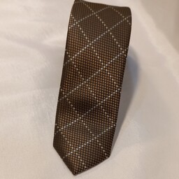 کراوات دیپلمات قهوه ای زیتونی رنگ خاص ترک اصیل کیفیت عالی کد 77 کار جدید هست
