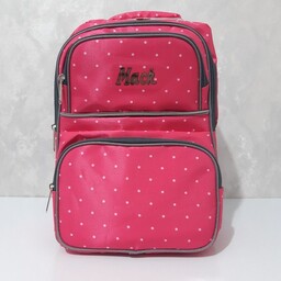کیف مدرسه دخترانه خال دار