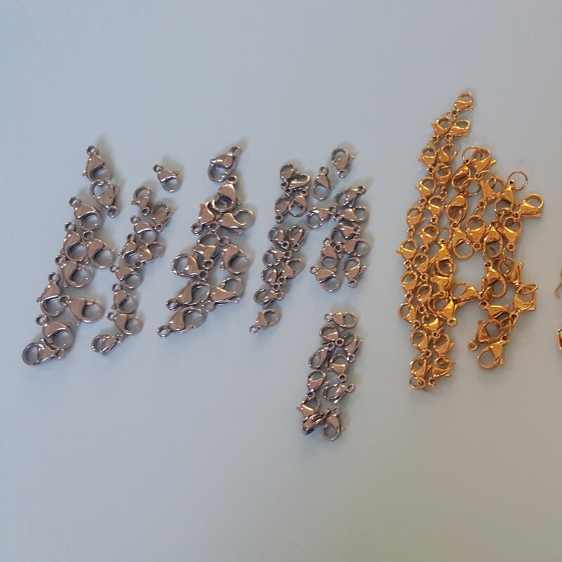 خرجکار  قفل طوطی طلایی و نقره ای از جنس استیل رنگ ثابت