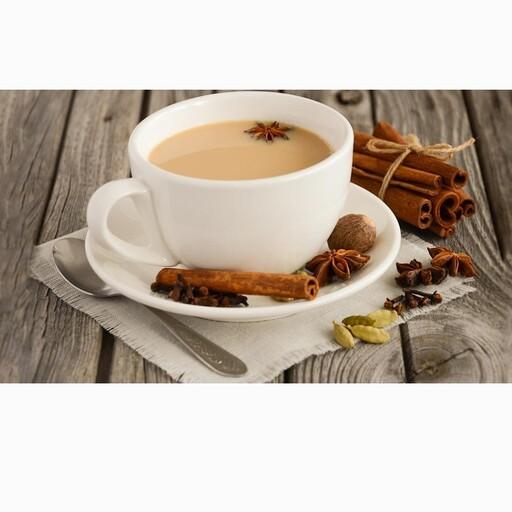 چای ماسالا اعلا 200گرمی.بدون ماده مضر شیر خشک وکاملا ارگانیک