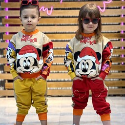ست اسپرت بلوز شلوار پاییزه طرح میکی موس لباس بچگانه کودک