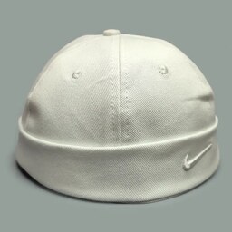 کلاه لئونی کتان سفید مدل Nike کد 7023
