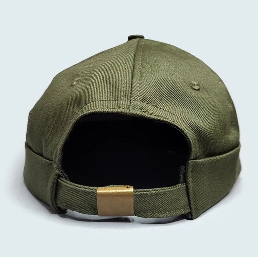 کلاه لئونی کتان سبز ارتشی مدل Nike کد 2997