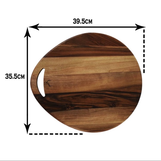 تخته سرو چوبی مدل اشکی سایز متوسط