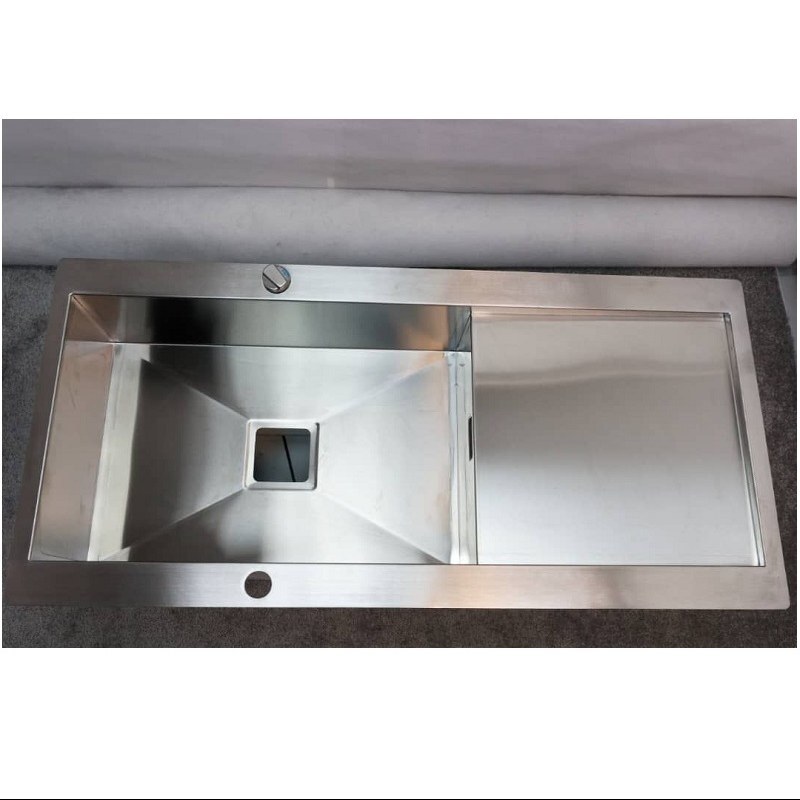 سینک ظرفشویی دستساز یک متری اسلیم SLIM ورق یک میل عمق22