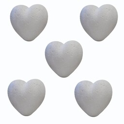 آویز تزیینی طرح قلب یونولیتی (یونولیت قلب تزیینی)  کد GLA05 بسته 5 عددی 